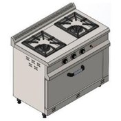 Resim CSA İnox Karacasan Endüstriyel 2+1 Lpg Tüplü 2 Li Kuzine Ocak 