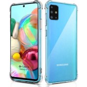 Resim CaseUp Samsung Galaxy A71 Caseup Titan Crystal Şeffaf Kılıf 