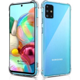 Resim CaseUp Samsung Galaxy A71 Caseup Titan Crystal Şeffaf Kılıf 