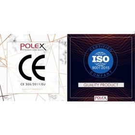 Resim Polex Cristalüx Granit Evye P-N9 Bordo 2 Hazneli Tezgah Altı Ve Tezgah Üstü Mutfak Evyesi 86x50.5 CM 