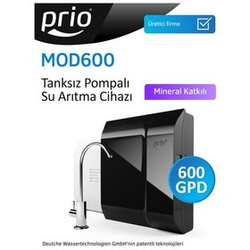 Resim Prio Mod600 Otomatik Yıkamalı Tanksız Ters Ozmoz Su Arıtma Cihazı 