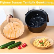 Resim Genel Markalar Airfryer Fritöz Pişirme Kağıdı - Airfryer Liners Hava Fritözü-xiaomi-philips Yağsız Tefal-kumtel-mı 