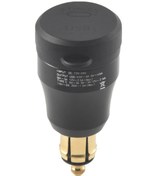 Resim Synodicmonth Motosiklet Su Geçirmez Hızlı Şarj Cihazı Usb Type-c Portlu 12v/24v Qc3.0 Güç Adaptörü Hella Din Fiş Soketi Bmw Ducati Triumph Siyah 