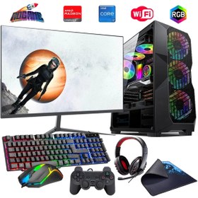 Resim İ7 13700F 16GB DDR4 480SSD 8GB RX580 27\ 165Hz Mon. Oyun Bilgisayarı (Gaming SET) 