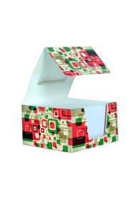 Resim 3 Lü Kalemlik Seti Metal Pembe Perfore +küp Not Kağıdı N11.19959 