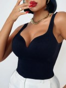 Resim Mefeels Cekinle Kalın Pantolon Askısı. \n 162346572 Siyah 