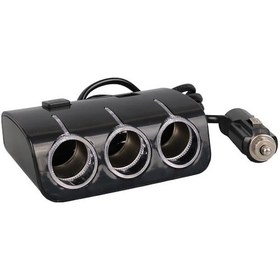 Resim Olesson 1506 12-24v Çift Usb Girişli 120w 80 Cm Kablolu 3'lü Araç Çakmak Çoklayıcı 