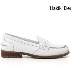 Resim Gönderi R Kadın Beyaz Hakiki Deri Loafer Ayakkabı Gdza134m0414 Beyaz 