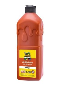 Resim Nova Color Akrilik Boya 1000gr 1 Kilo Turuncu 017 Turuncu 