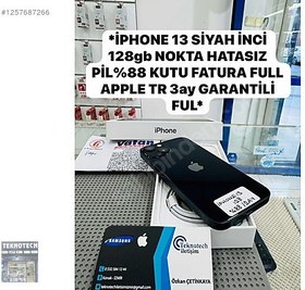 Resim Apple iPhone 13 İkinci El TR | 128 GB | Siyah 