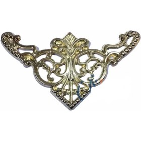 Resim Miraaxx Dekoratif Köşe Süsü, Köşelik - Büyük, 31X55 mm, Sarı, 1 Adet 