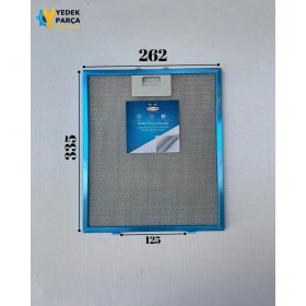 Resim Termikel Uyumlu Davlumbaz 26,2X33,5 cm Arka Ara 12,5 cm Aspiratör Filtre 