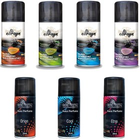 Resim caraks Araç Klima Temizleyici - Oto Parfüm Ebrayn Paket İçeriği Ürün Açıklamalarında Bulunmaktadır -7 Parça 