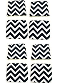 Resim Knsz minder seti 4 lü mazlum aldo kumaş oturma ve sırt tel sandalyesi minderi bir arada 