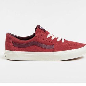 Resim Vans VN0009QRRED1-SK8-Low Kırmızı Deri Erkek Lifestyle Ayakkabı 
