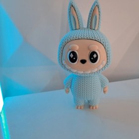 Resim Mavi Labubu Figür – (12 Cm) 