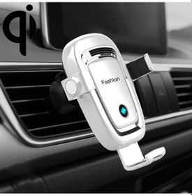 Resim Sones S19 15w Yerçekimi Araç Telefonu Kablosuz Şarj Standı Beyaz 