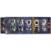 Resim Sürtmeli Die Cast 5'li Metal Polis Araçları 