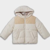 Resim Defacto Erkek Bebek Su Geçirmez Kapüşonlu Fermuarlı Şişme Mont E8270a525aubg319 Bej 