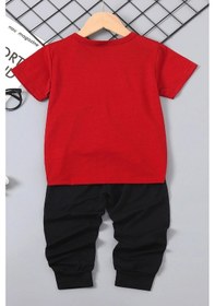 Resim Çocuk Crazy Banana Alt - Üst Eşofman Takımı Kırmızı 
