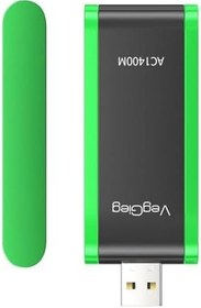 Resim 1400 Mbps 2.4GHz/5GHz Dual Band Gigabit Alıcı Verici USB WiFi Adaptör 