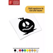 Resim Üzgün Balkabak - Araç, Oto, Laptop, Duvar Uyumlu Sticker 25 30 Cm 