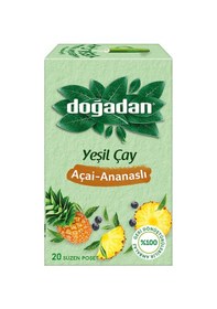 Resim Doğadan Ananas Açaili Yeşil Süzen Poşet Çay 20'li 