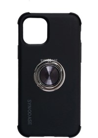 Resim SyncCase Iphone 12 Pro Max Kılıf Ile Uyumlu Telefon Kılıfı Darbeye Dayanıklı Telefon Kabı Siyah 
