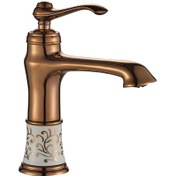 Resim Fkn Roma Lavabo Bataryası Rose Gold 