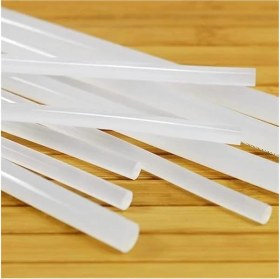 Resim AyrStore Sıcak Silikon Çubuğu 1 kg 11MM-30CM Mum Silikon Kalın Uç Şeffaf 