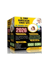 Resim 2026 6. Sınıf Bursluluk Sınav Seti (6 Fasikül Kitap) 