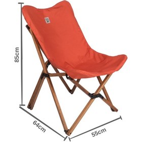 Resim Bag The Joy Ahşap Masa Sandalye Seti Kahve Kiremit - 50 50 50c 