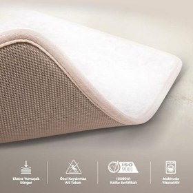 Resim Kaplumbağa Desen 2li Banyo Paspas Takımı (Lacivert, 50x80) 