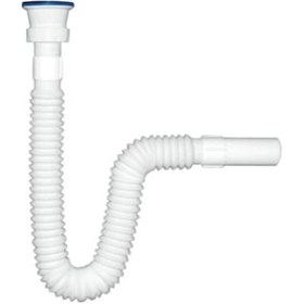 Resim Özbest Körüklü Lavabo Sifonu Uzun 1 Adet Beyaz 