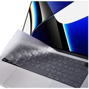 Resim Arabulalaca MacBook Uyumlu Air 15 A2941 Türkçe Klavye Koruyucu Şeffaf 