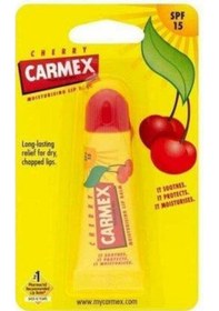Resim Carmex Lip Balm SPF15 Tüp Kiraz Dudak Bakım Kremi 10 G 