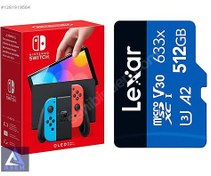 Resim Nintendo OLED | 512 GB Kart | 80 Oyun | Sürpriz Hediye Asem'de 