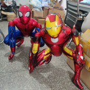 Resim Marvel Spider-Man ve Demir Alaşımlı Balonlar - Canlı Kırmızı ve Mavi, Alüminyum Folyo, Avengers Temalı Partiler, Doğum Günleri, Tatiller ve Kutlamalar için Mükemmel, Örümcek Dekoru 