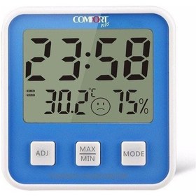 Resim Medikaltec Comfort Plus Dm-658 Mavi Isı Nem Ölçer 