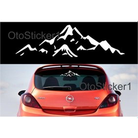Resim Kayseri Erciyes Dağı Silüeti Stickeri 