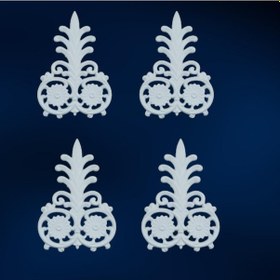 Resim Boyanabilir Saray Tavan Motif 4 Adet 14*21 cm GBM-B18-4 