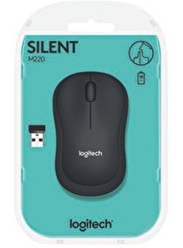 Resim M220 Kablosuz Silent Mouse Siyah 