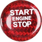 Resim Explosion1 Kuru Karbon Fiber Araç Başlangıç ​​durdur Motor Düğmesi Kapak Alfa Için Döşeme Romeo Giulia Stelvio 2017-2020 Aksesuarlar, Kırmızı (Yurt Dışından) 