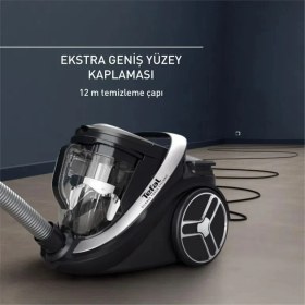Resim Tefal Silence Force Cyclonic TW7976 550 W Toz Torbasız Süpürge Teşhir-Sıfıra Yakın 