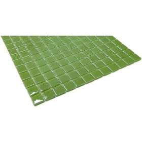 Resim MozaiKristaL Yaşam Alanlarının Tüm Yüzeyleri Için Açık Yeşil Cam Mozaik. ( 1 Paket = 0.5 M2 Fiyatıdır ) 