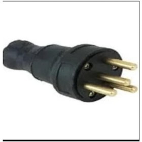 Resim KAUÇUK TRİFAZE FİŞ (SİYAH) 