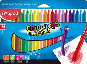 Resim MAPED 862013 MUM BOYA COLOR PEPS PLASTİK 24 RENK 