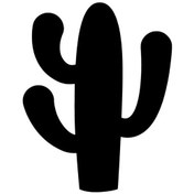 Resim Kaktüs Sticker Oto-motor-laptop-duvar-dekor 30 X 39 Cm 