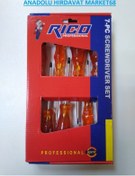 Resim Rico Tornavida Seti 7 Parça Profesyonel Crv Çelik 