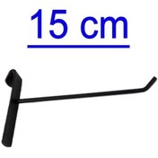 Resim 80 Adet 15 Cm Siyah Tel Pano Kancası, Aksesuar Kancası 
